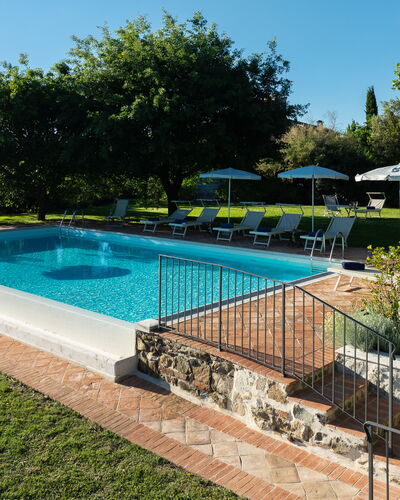 Villa Santa Barbara, Pool and Relax, Siena Country: Swimming Pool, Blue, Resort, Eco Hotel, Shade, Garden, Water Feature, Hacienda, Estate, Outdoor Furniture