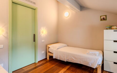 Zani: Furniture, Flooring, Interior Design, Floor, Wall, Bedroom, Wood, Bed, Ceiling, Wood Flooring