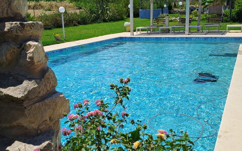 Villa le 2 Emme: Blue, Swimming Pool, Leisure, Garden, Water Feature, Shade, Resort, Landscaping, Backyard
