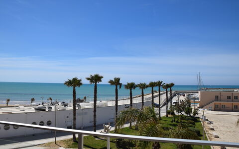 La Casa di Luigi: Blue, Sea, Ocean, Coast, Beach, Shade, Tropics, Walkway
