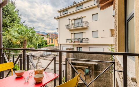 Tiny Loft: Bicycle, Bicycle Wheel, Balcony, Apartment