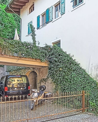 Via Monte Brione: Furniture, Outdoor Furniture, Chair, Shade, Outdoor Table, Houseplant, Patio, Yard, Design, Balcony
