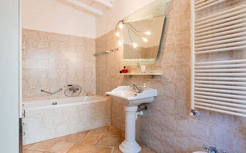 Daisy: Plumbing Fixture, Wall, Flooring, Interior Design, Bathroom, Floor, Tap, Plumbing, Lighting, Ceiling