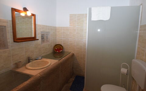 Antica Cascina 191: Wall, Plumbing Fixture, Bathroom Sink, Flooring, Floor, Bathroom, Interior Design, Sink, Room, Plumbing