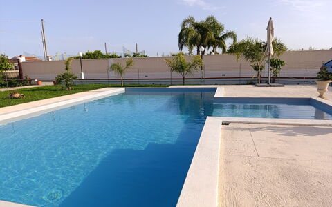 Villa Gloria: Swimming Pool, Blue, Water, Resort, Composite Material, Water Feature, Tile, Shade, Eco Hotel