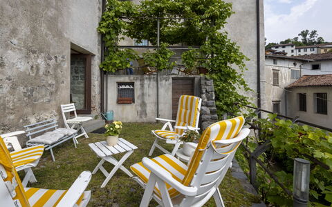 Casa Torre Il Castello: Furniture, Kitchen & Dining Room Table, Chair, Floor, Sea, Balcony, Ocean, Resort, Eco Hotel, Dining Room