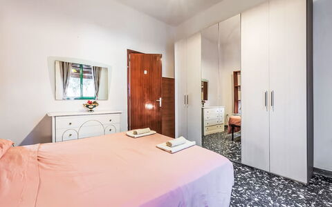 Villetta Luisa: Furniture, Kitchen & Dining Room Table, Chair, Floor, Sea, Balcony, Ocean, Resort, Eco Hotel, Dining Room