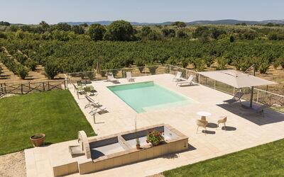 Lago di Vico 629: Swimming Pool, Resort, Outdoor Furniture, Estate, Garden, Landscaping, Umbrella, Shade, Sunlounger, Hacienda