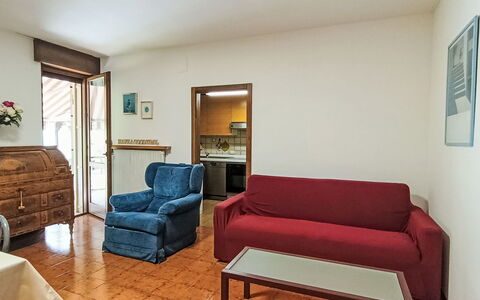 Locanda dei Nonni: Furniture, Interior Design, Flooring, Floor, Wood, Couch, Room, Apartment, Living Room, Ceiling