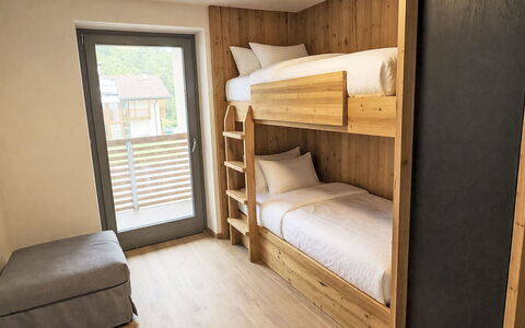 Vita Nova: Wood, Furniture, Bunk Bed, Flooring, Floor, Bedroom, Wood Stain, Bed, Hardwood, Plank