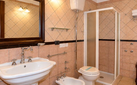 La Muraglia: Interior Design, Flooring, Plumbing Fixture, Floor, Sink, Bathroom, Bathroom Sink, Tap, Lighting, Room