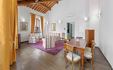 La Piazza Grand Vista Suite: Interior Design, Furniture, Flooring, Ceiling, Floor, Room, Lighting, Picture Frame, Living Room, Couch