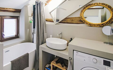 Emma: Interior Design, Plumbing Fixture, Bathroom, Flooring, Floor, Home, Plumbing, Tap, Ceiling, Lighting
