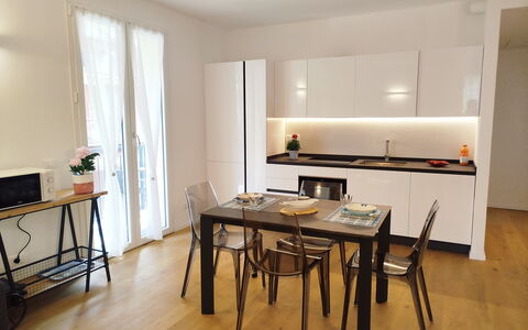 Lola Home - Levanto: Furniture, Interior Design, Flooring, Wood, Floor, Kitchen & Dining Room Table, Wood Flooring, Kitchen, Room, Table