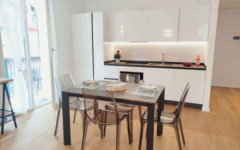 Lola Home - Levanto: Furniture, Interior Design, Flooring, Wood, Floor, Kitchen, Kitchen & Dining Room Table, Table, Countertop, Chair