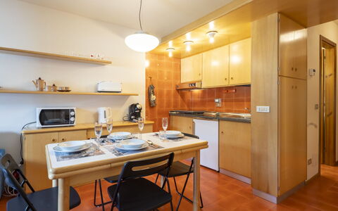 Ai Pascoli: Interior Design, Flooring, Wood, Kitchen, Furniture, Ceiling, Floor, Room, Countertop, Cabinetry