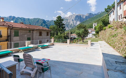 Dimora Polle di Malbacco: Mountainous Landforms, Mountain, Hill, Mountain Range, Outdoor Furniture, Hill Station, Valley, Ridge, Alps, Balcony