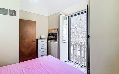 La Terrazza di Caramanico: Flooring, Floor, Interior Design, Bedroom, Bed, Furniture, Room, Apartment, Bed Sheet, Home
