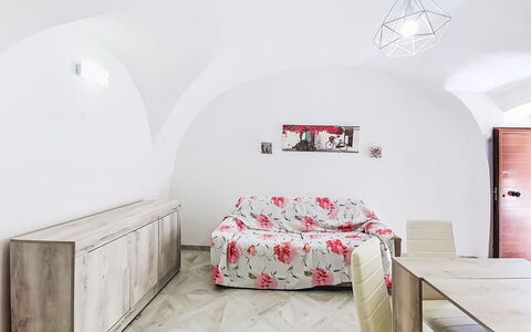 La Terrazza di Caramanico: Furniture, Interior Design, Flooring, Floor, Ceiling, Apartment, Room, Couch, Living Room
