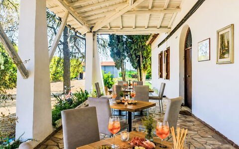 La Perla di Aprilia: Home, House, Furniture, Door, Resort, Cottage, Estate, Shade, Garden, Hacienda