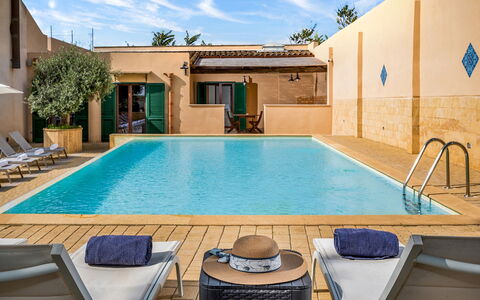 Casale Domè 14+2: Swimming Pool, Resort, Composite Material, Eco Hotel, Shade, Outdoor Furniture, Hotel, Umbrella, Chair, Villa