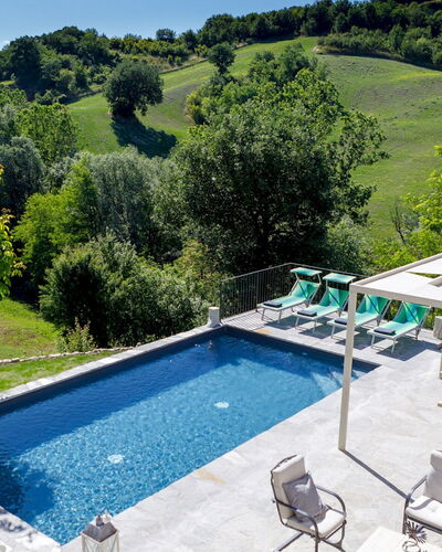 Villa Mia 6: Swimming Pool, Outdoor Furniture, Leisure, Garden, Umbrella, Shade, Resort, Landscaping, Eco Hotel, Sunlounger