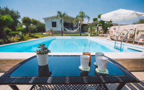 Villa Ferradina 4+2: Swimming Pool, Resort, Leisure, Outdoor Furniture, Eco Hotel, Estate, Vacation, Hacienda, Villa, Umbrella