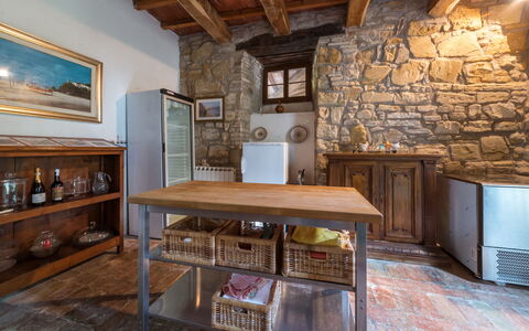 Borgo Colle Ridente 13: Furniture, Interior Design, Flooring, Wood, Kitchen, Floor, Ceiling, Table, Lighting, Cabinetry