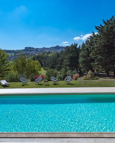 Borgo Colle Ridente 13: Swimming Pool, Blue, Water, Resort, Thermae, Outdoor Furniture, Eco Hotel, Shade, Water Feature, Landscaping