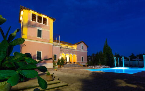 Villa Capozza 18+2: Estate, Night, Hacienda, Mansion, Resort, Villa, Hotel, Eco Hotel, Midnight, Swimming Pool