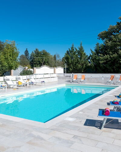 Cascina Marianna 12+4: Blue, Swimming Pool, Outdoor Furniture, Resort, Composite Material, Sunlounger, Hotel, Chair, Shade, Thermae