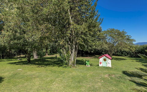 Villa Rasena 6: Tree, Grass, Grassland, Lawn, Garden, Meadow, Pasture, Park, Shade, Landscaping