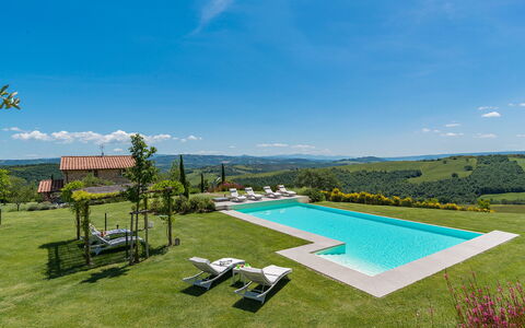 Rosa dei Venti 8: Hill, Natural Landscape, Landscape, Land Lot, Grassland, Swimming Pool, Plain, Rural Area, Meadow, Farmhouse