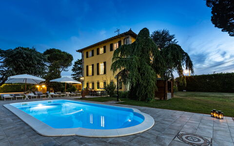 Villa Luigina 8: Blue, Swimming Pool, Estate, Villa, Hotel, Hacienda, Outdoor Furniture, Resort, Eco Hotel, Landscaping