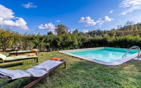 Cascina la Valle 10+2: Swimming Pool, Garden, Outdoor Furniture, Eco Hotel, Resort, Landscaping, Backyard, Thermae, Farmhouse, Hacienda