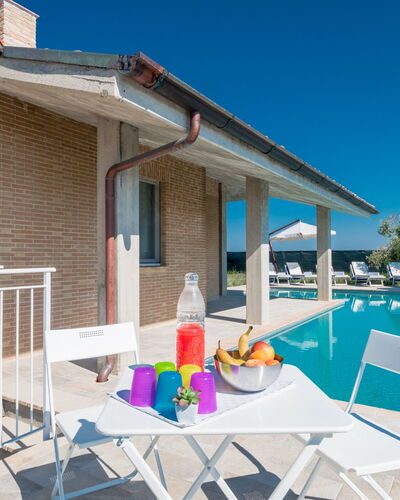 Casa di Eolo 8+2: Swimming Pool, Outdoor Furniture, Furniture, Resort, Chair, Composite Material, Leisure, Sunlounger, Shade, Villa