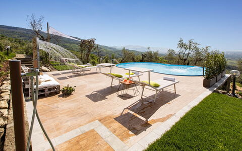Villa Desiderio 9: Swimming Pool, Resort, Leisure, Outdoor Furniture, Eco Hotel, Shade, Vacation, Umbrella, Resort Town, Chair