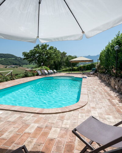 Villa Casanostra 12: Swimming Pool, Outdoor Furniture, Furniture, Resort, Eco Hotel, Chair, Flagstone, Umbrella, Sunlounger, Shade