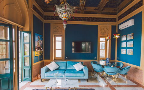 Torre Pirandello 6: Interior Design, Furniture, Flooring, Floor, Ceiling, Lighting, Room, Light Fixture, Chandelier, Living Room
