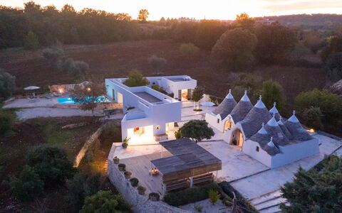 Trullo Santa Pazienza 6+3: Estate, Convent, Landscaping, Hacienda, Monastery, Villa, Swimming Pool