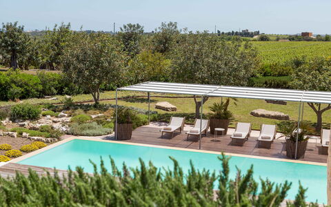 Villa Majoli 9: Swimming Pool, Outdoor Furniture, Resort, Garden, Eco Hotel, Shade, Landscaping, Chair, Backyard, Patio