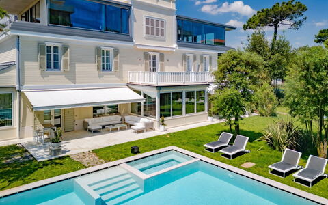 Villa Guidi 10: Residential Area, Swimming Pool, Home, House, Estate, Resort, Mansion, Porch, Villa, Landscaping