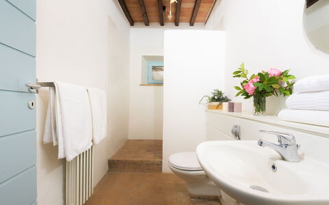 Villa Carmeli 12+2: Bathroom, Plumbing Fixture, Flooring, Bathroom Sink, Floor, Interior Design, Sink, Tap, Plumbing, Toilet
