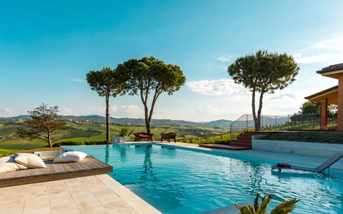 Villa California 6: Swimming Pool, Resort, Eco Hotel, Leisure, Outdoor Furniture, Villa, Estate, Water Feature, Sunlounger, Resort Town