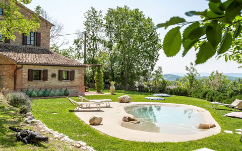 Casa Melograno 11+2: Garden, Swimming Pool, Backyard, Farmhouse, Lawn, Estate, Cottage, Leisure, Landscaping, Yard