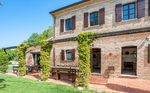 Casa Melograno 11+2: Estate, Garden, Brick, Mansion, Hacienda, Landscaping, Lawn, Villa, Yard, Farmhouse