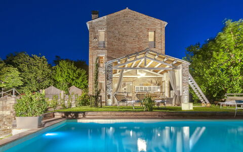 Casa Pilar 4+1: Architecture, Swimming Pool, Estate, Cottage, Villa, Mansion, Hacienda, Farmhouse, Eco Hotel, Yard