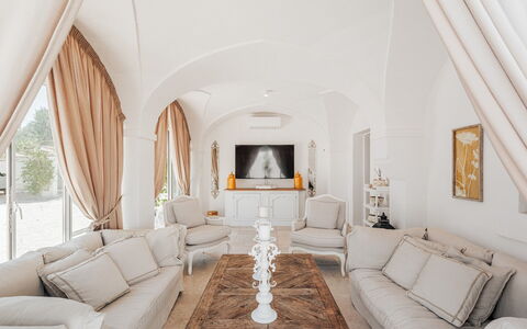 La Torre di Monsignore 12: Furniture, Interior Design, Couch, Flooring, Floor, Home, Lighting, Apartment, Living Room, Ceiling