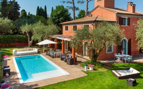 Villa Rossa 12: Swimming Pool, Home, Resort, Residential Area, House, Estate, Chair, Eco Hotel, Hacienda, Villa