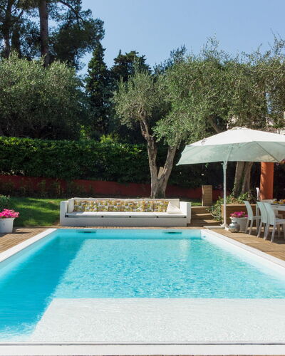 Villa Rossa 12: Swimming Pool, Resort, Composite Material, Eco Hotel, Garden, Water Feature, Flowerpot, Leisure, Outdoor Furniture, Shade